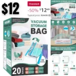 20 Pack Vacuum Storage Bags, Space Saver Bags