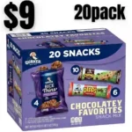 20pack Quaker Chocolatey Favorites Snack Mix, Rice Thins, Chewy Granola Bars