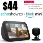 All-new Echo Show 5 (3rd Gen) with Blink Mini  Charcoal