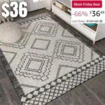 Amir Moroccan Beni Souk Indoor Area-Rug Bohemian Farmhouse Rustic Geometric Easy-Cleaning Bedroom Kitchen Living Room Non Shedding