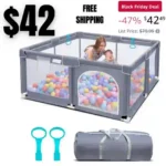 Baby Playpen for Toddler, Large Baby Playard