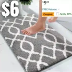 Bathroom Rugs 24 x 17 Inch, Super Soft Thick Plush Bath Mat