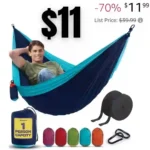 Durable Hammock 400 lb Capacity – Lightweight Nylon Camping Hammock Chair