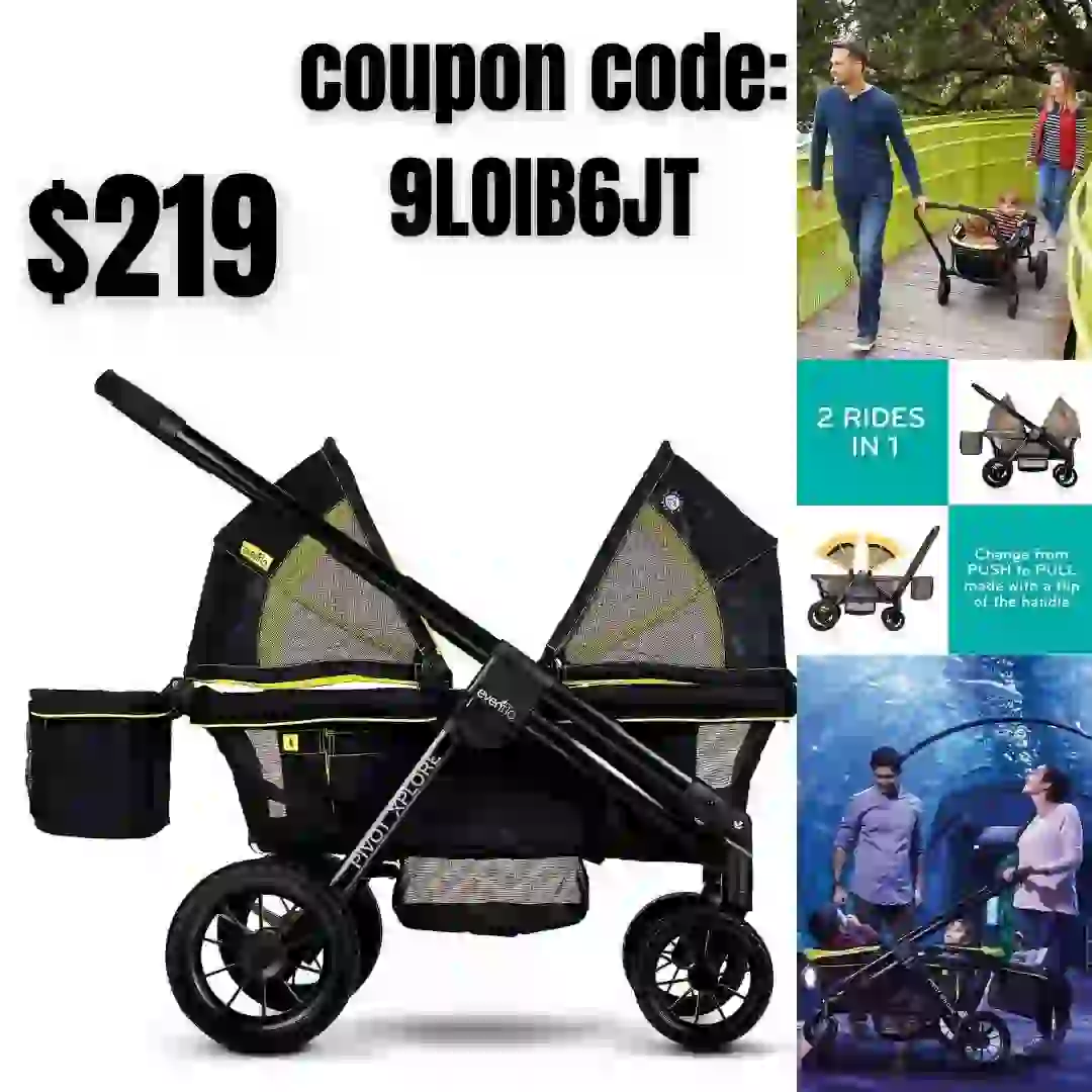 Evenflo Pivot Xplore All-Terrain Stroller Wagon