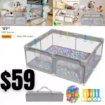 Extra Large Baby Playard, Elenhome Play Pens for Babies and Toddlers