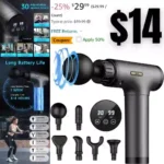 Gvber Massage Gun, Deep Tissue Massage Gun, Super Quiet Portable Electric Sport Massager