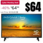 INSIGNIA 24-inch Class F20 Series Smart HD 720p Fire TV with Alexa Voice Remote