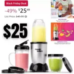 Magic Bullet Blender, Small, Silver, 11 Piece Set