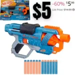 Nerf Elite 2.0 Commander RD-6 Dart Blaster, 12 Darts, 6-Dart Rotating Drum