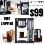 Ninja CM401 Specialty 10-Cup Coffee Maker with 4 Brew Styles for Ground Coffee