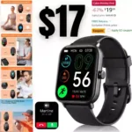 Quican Smart Watches for Women and Men, iOS Android Phones Compatible, Make and Answer Call