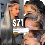 Straight Lace Front Wigs Human Hair HD Transparent Lace Front Human Hair Wigs for Black Women Glueless Brazilian Virgin Hair