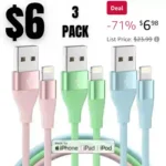 iPhone Charger 3Pack 10 FT Apple MFi Certified Lightning Cable Fast Charging iPhone Charger Cord Compatible with iPhone