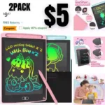 2 Pack LCD Writing Tablet for Kids Doodle Board with 2 Bag, Electronic Drawing Tablet Drawing Pads