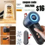 3 Stainless Steel 6-Leaf Blades, Fabric Shaver with LED Display, 3-Speeds Lint Shaver for Effortless Fuzz