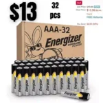 32pcs Energizer Alkaline Power AAA Batteries