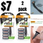 BIC Flex 4 Sensitive Hybrid Titanium Men’s Disposable Razors