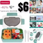Bento Lunch Boxes for Kids, Lunch Box Kids, 5 Compartment Lunch Box Containers for Adults