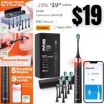 Bitvae Smart Ultrasonic Whitening Electric Toothbrush for Adults