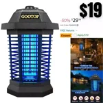 Bug Zapper Outdoor Electric, Mosquito Zapper, Fly Traps, Fly Zapper