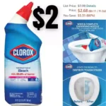 Clorox Toilet Bowl Cleaner, Clinging Bleach Gel, Rain Clean