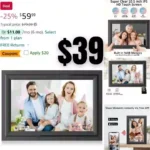 Digital Picture Frame, 10.1 Inch WiFi Digital Photo Frame, IPS HD Touch Screen Electronic Picture Frame, 16GB Storage