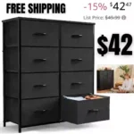 Dresser for Bedroom Drawer Dresser Organizer Storage Drawers Fabric Storage Tower with 8 Drawers