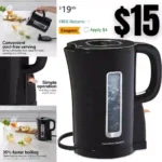 Electric Tea Kettle, Water Boiler & Heater, Cordless Serving, Auto-Shutoff Dry Protection