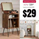 End Table, Side Table with Storage Space, Nightstand for Bedroom