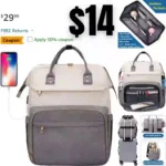 Erihop Laptop Backpack Women 17 Inch Laptop Bag for Work