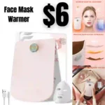 Face Mask Warmer, Face Masks for Sheet Masks and Hydrating Face Masks Beauty Skincare Portable Heating Pouch, 3 Heat Settings Gua Sha Treatment Compatible for Self Care Skin Care
