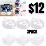 Fast Charger for i Phone [MFi Certified] – 20W USB C Wall Charger Block Fast Charging with 6Ft Charger Cord Compatible with i Phone