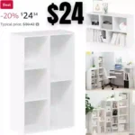 Furinno Luder Bookcase Book Storage , 5Cube