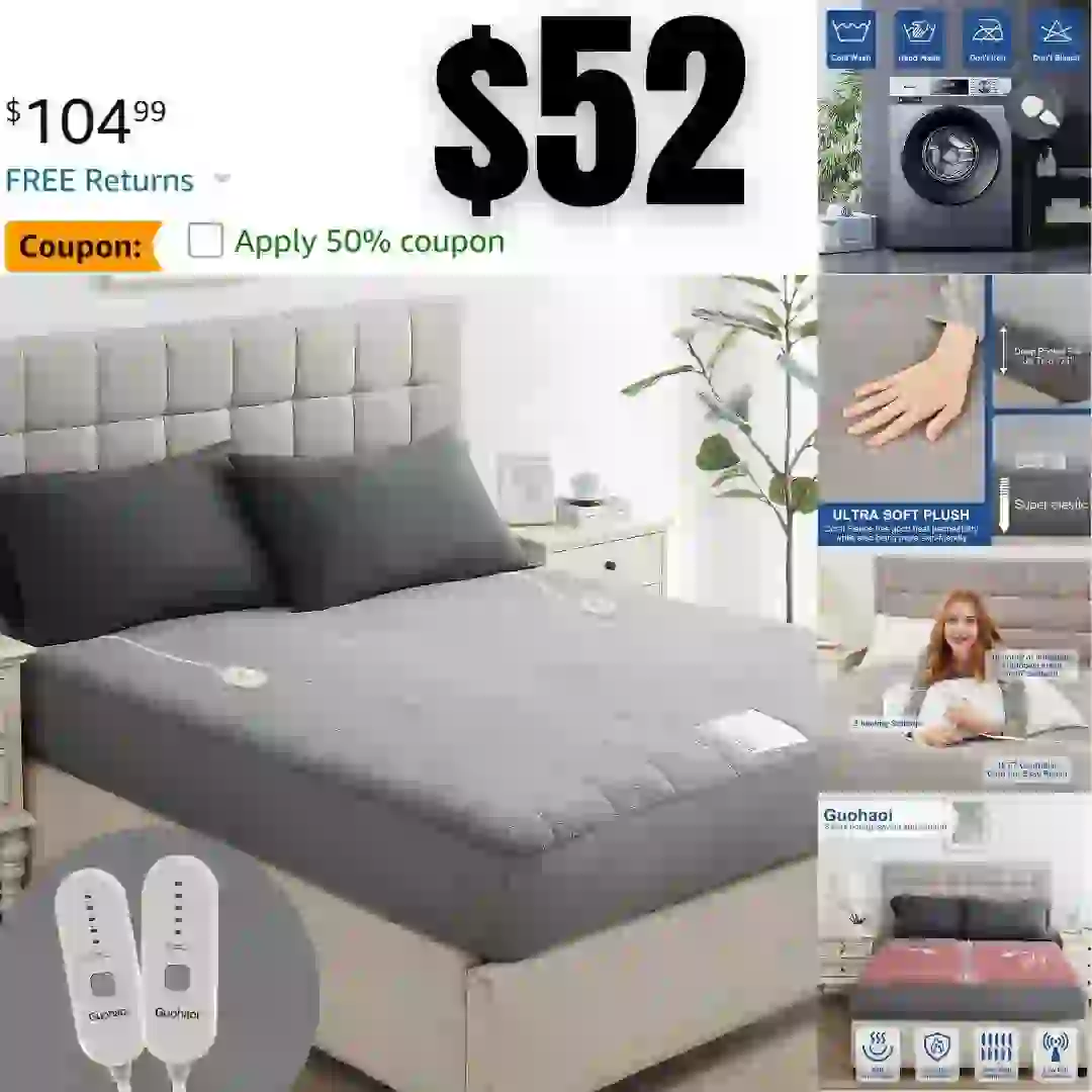 Queen Size Bed Frame with Headboard, 14 Inch Metal Platform Mattress Foundation