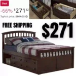 Hillsdale Furniture Hillsdale Bed with One Storage Unit