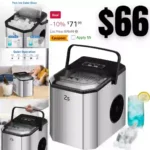 Ice Maker Countertop with Bullet Ice, Zstar 10,000pcs