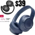 JBL Tune 710BT Wireless Over-Ear Bluetooth Headphones with Microphone, 50H Battery, Hands-Free Calls
