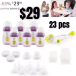 Joovy Boob PP Baby Bottle Gift Set, Purpleness , 23 Piece Set