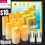 LED Flameless Candles, Battery Operated Candles