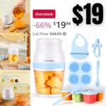 Little Bo Baby Food Maker, 13-in-1 Baby Food Processor Set for Baby Food, Baby Food Baby Food Maker Set