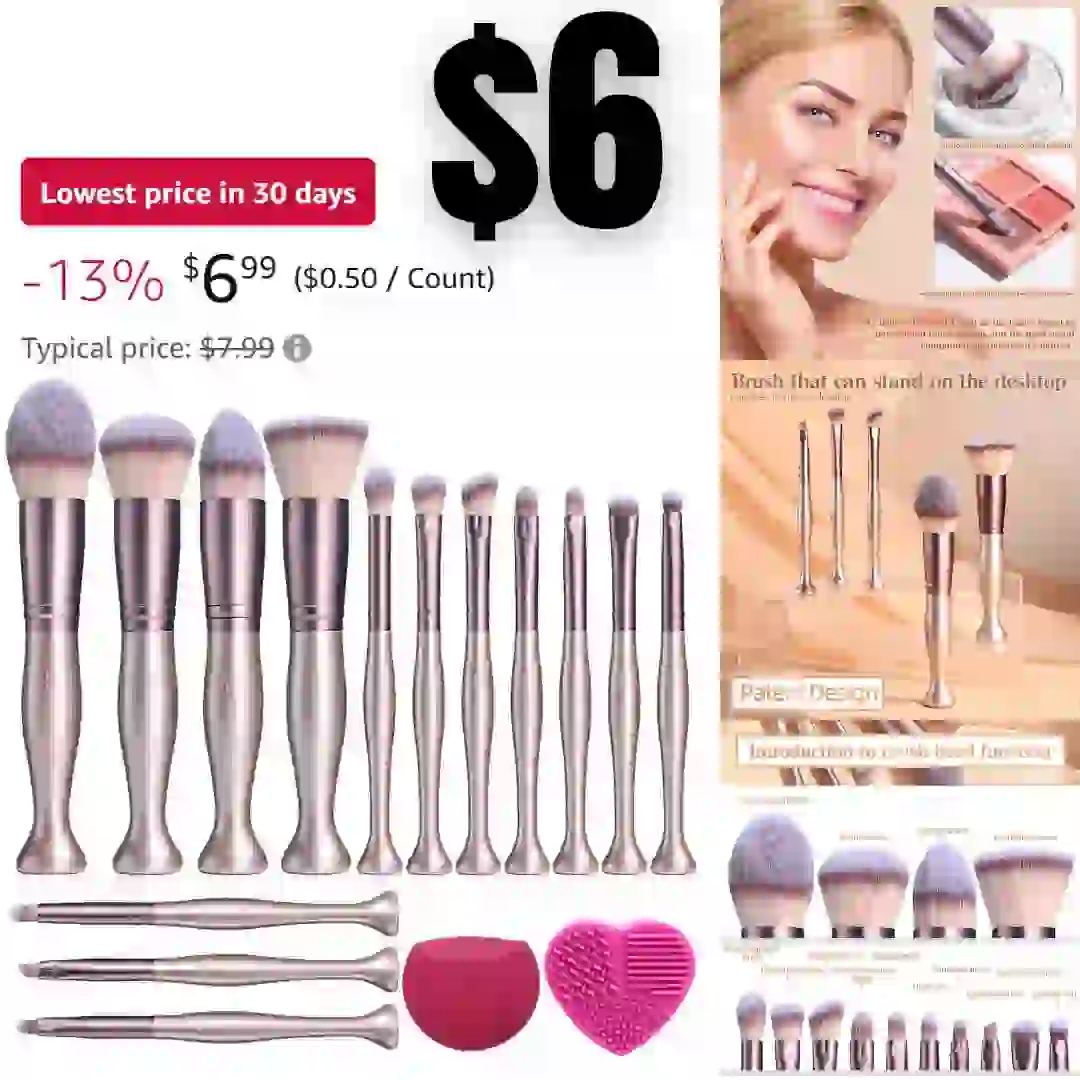 Atlantic Modular Mobile Storage Cart System, with Interchangeable Shelves & Baskets, Powder-Coated All-Steel Frame, 3-Tier