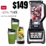 Ninja BL642 Nutri Ninja Personal & Countertop Blender with 1200W Auto-iQ Base