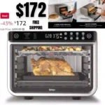 Ninja DT201 Foodi 10-in-1 XL Pro Air Fry Digital Countertop Convection Toaster Oven with Dehydrate and Reheat