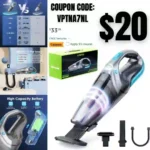 Oraimo Handheld Vacuum Rechargeable, Portable Hand Held Vacuums Cordless with Detachable Battery