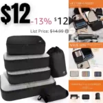 Packing Cubes for Suitcases – 6 Pieces, Light Packing Cubes for Travel, Premium Suitcase Organizer Bags Set, Space-Saving Luggage Organizers