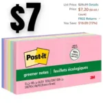Post-it Mini Notes, 1.5×2 in, 12 Pads, America’s #1 Favorite Sticky Notes, Sweet Sprinkles, Pastel Colors