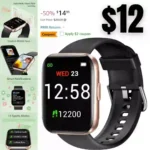 Smart Watch, Touchscreen Fitness Tracker with Heart Rate