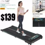 Treadmill Under Desk, Walking Pad Treadmill, Treadmill Ultra Slim & Portable for Home