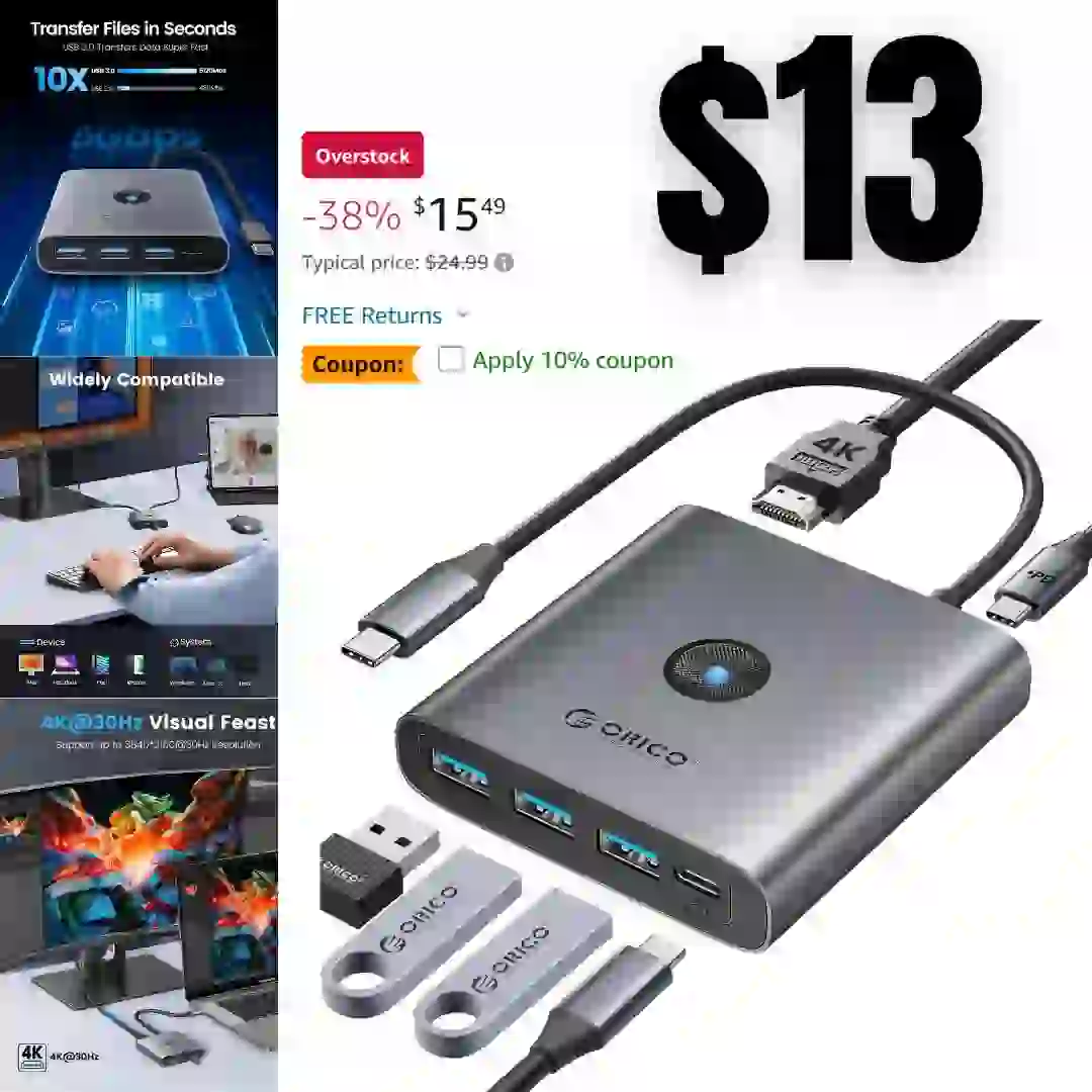 Mop Replace Head [ 3 Pack ] Mop Refills Compatible with Triangle Spin Mop