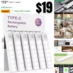 Under Cabinet Lights Wireless 6 Pack Motion Sensor Light Indoor LED Ultra Thin Closet Lighting